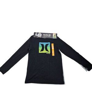 Hurley Youth Boys 2-Pack Thermal Long-Sleeve Shirts Size 18/20 Black & Gray